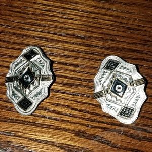 Sterling Silver & Gold Earrings